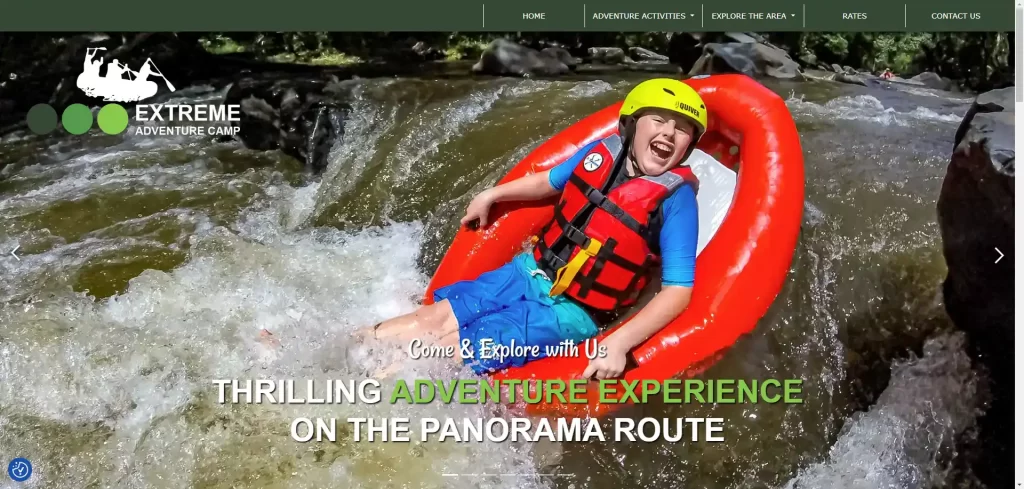 Extreme Adventure Camp Website