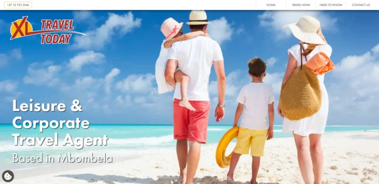 Travel Today Web Design